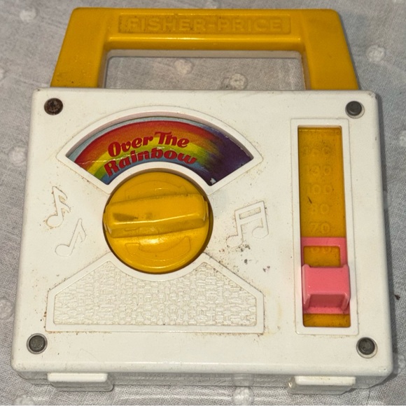 Fisher-Price Other - Vintage 1981 FISHER PRICE Over the Rainbow Radio Music Box Toy WORKS Windup